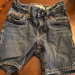 Levi's Blue Denim Shorts Classic Casual Style